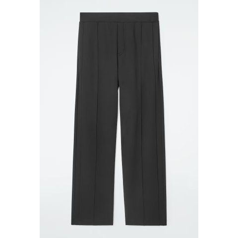 PinTucked 直筒裤 修身版