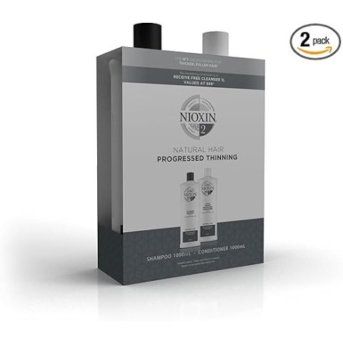Nioxin1L+1L2号防脱控油止痒洗护套装