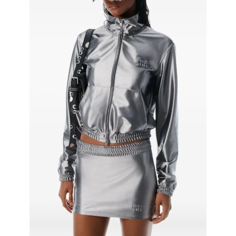 弹力腰缎面半裙