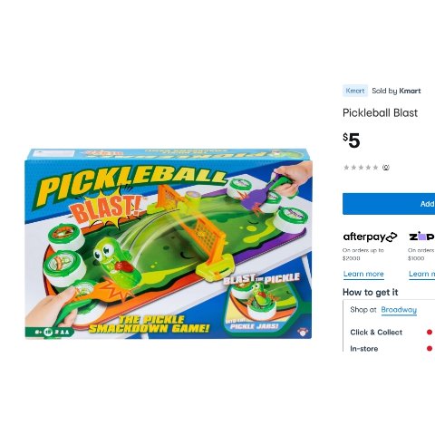 Kmart 桌面匹克球玩具仅 $5！聚会互动神器🔥