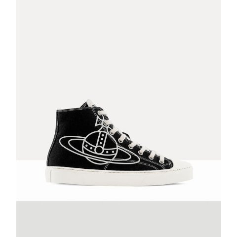 Vivienne WestwoodPlimsoll 高帮帆布鞋
