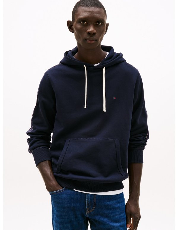 Contrast Tape 连帽衫