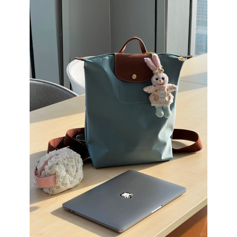 Le Pliage 压纹logo双肩包