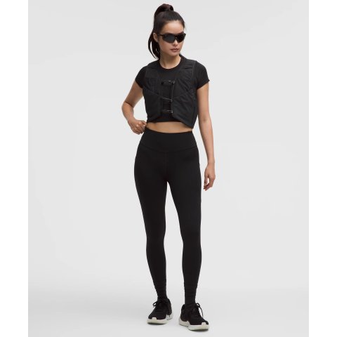 lululemonFast and Free 瑜伽裤 25" 黑色