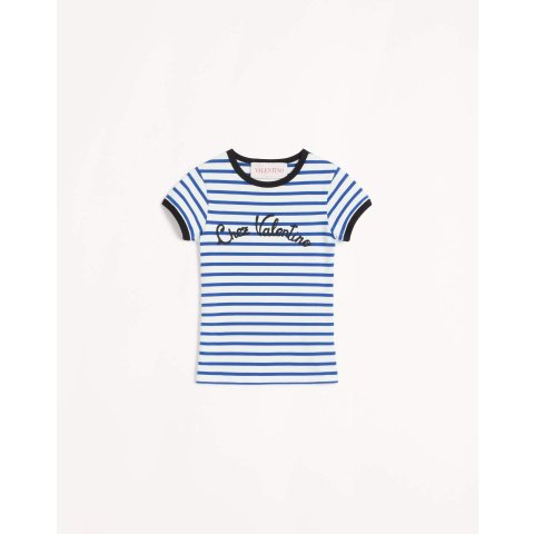 Jersey 条纹棉T恤