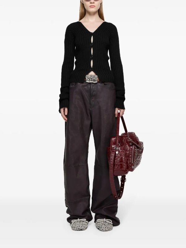 Button-Up 罗纹开衫