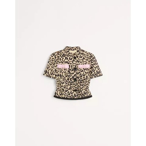 Crepe Couture 动物印花夹克