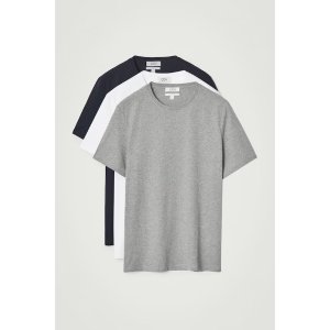 COS纯色T恤 3件装