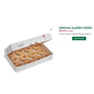 Krispy Kreme 双12限定！12 个原味甜甜圈仅$12🍩