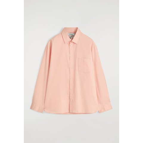 WIDE 宽松棉质衬衫