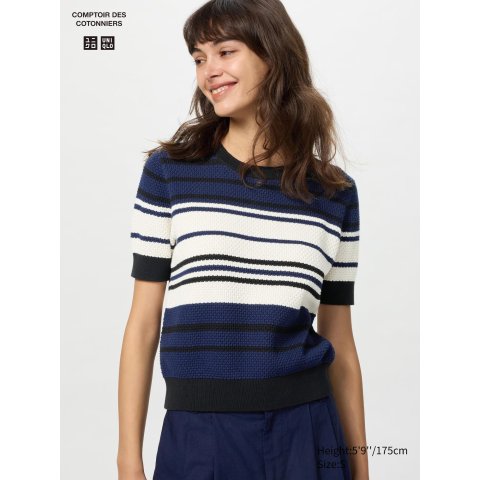 UniqloCOMPTOIR DES COTONNIERS 短袖棉质毛衣