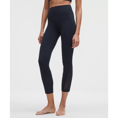 Paisley 蕾丝拼接瑜伽裤 25"