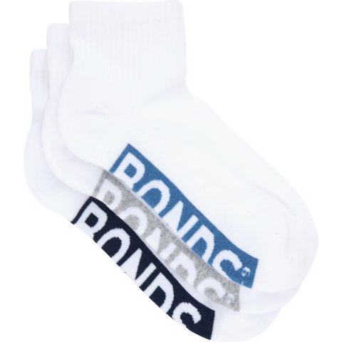 男士运动袜 11-14码 3双装