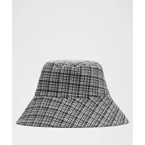lululemonSeersucker 宽檐格纹帽