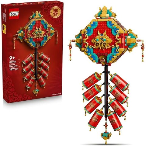 Lego80118 春节鞭炮 1039颗粒