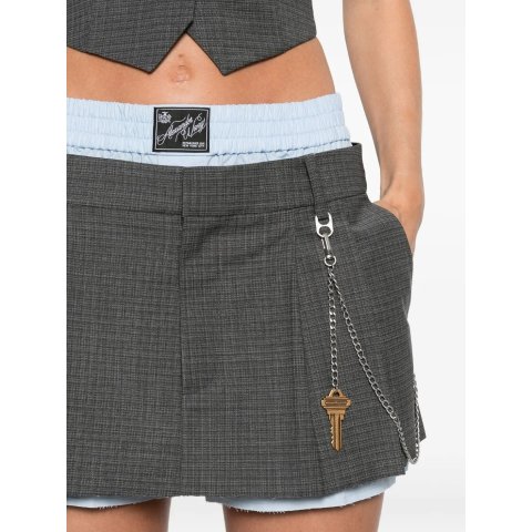 Key-Chain 百褶短裤