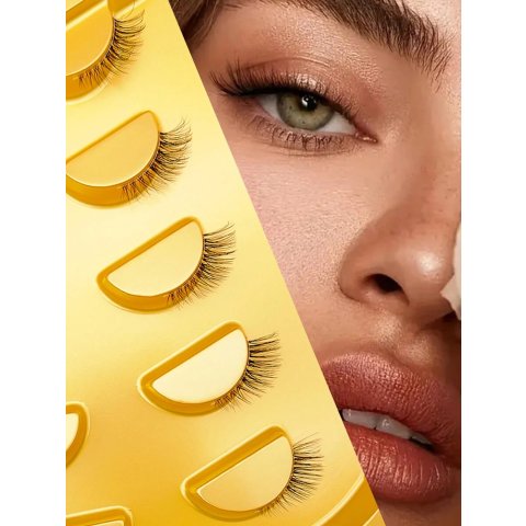 Natural 半眼猫眼假睫毛 5对 混合长度