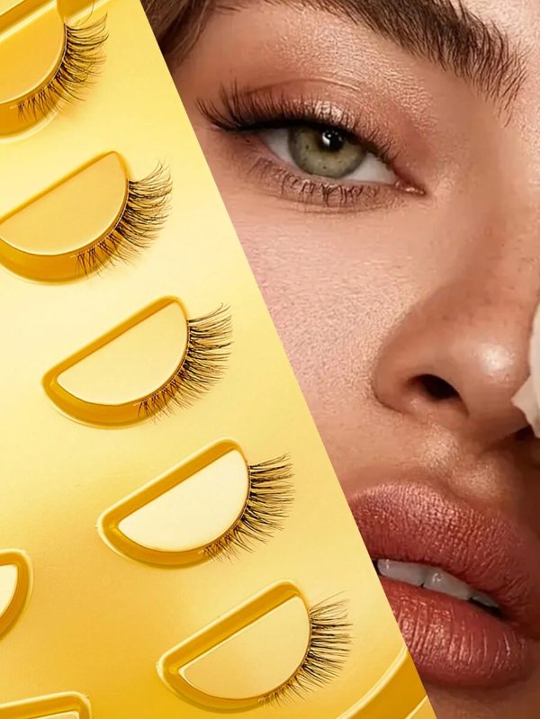 Natural 半眼猫眼假睫毛 5对 混合长度