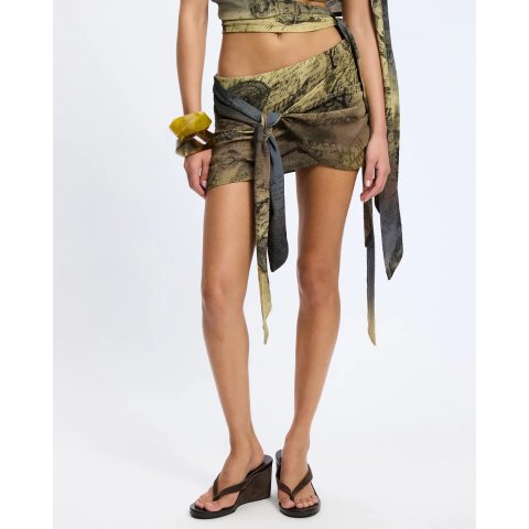 Wrap Over 绑带半身裙