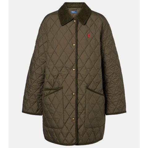 Quilted 灯芯绒拼接夹克