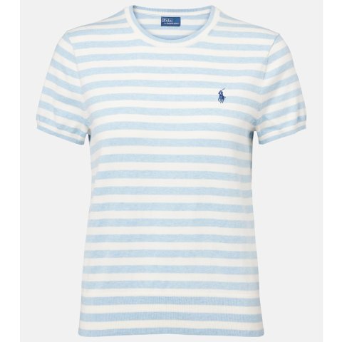 Ribbed 条纹棉混纺T恤