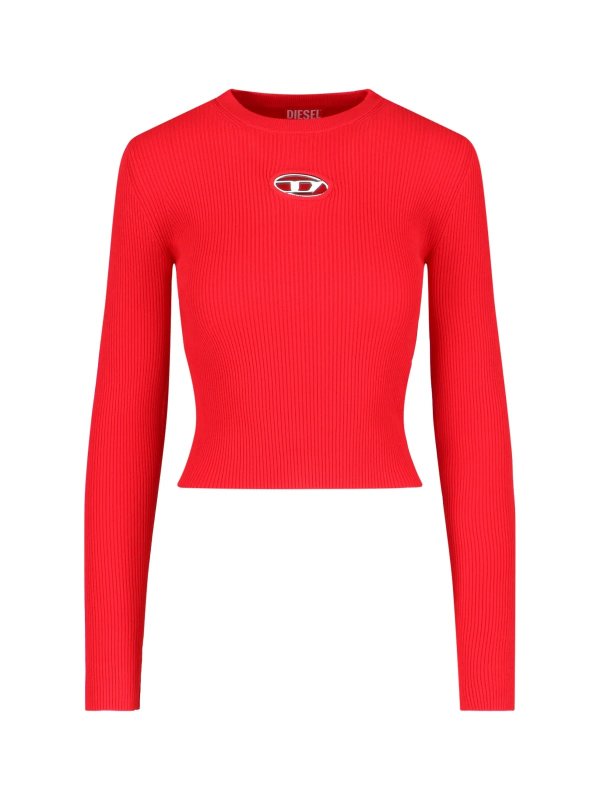 M-Valari 罗纹针织上衣 黑色