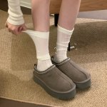 再降‼️UGG官网 季促清仓 可爱厚底玛丽珍$129