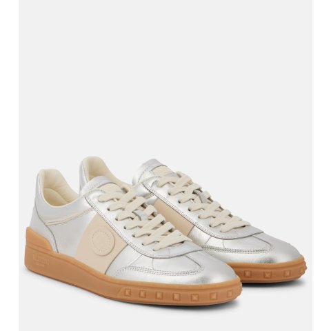 Upvillage VLogo 金属皮革运动鞋