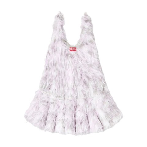 提花迷你针织连衣裙