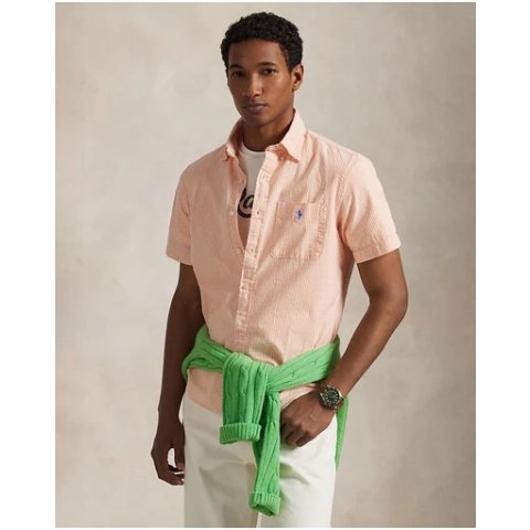 Custom Fit 条纹衬衫