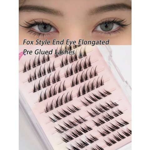 Fox C Curl 自粘狐眼分段13mm睫毛