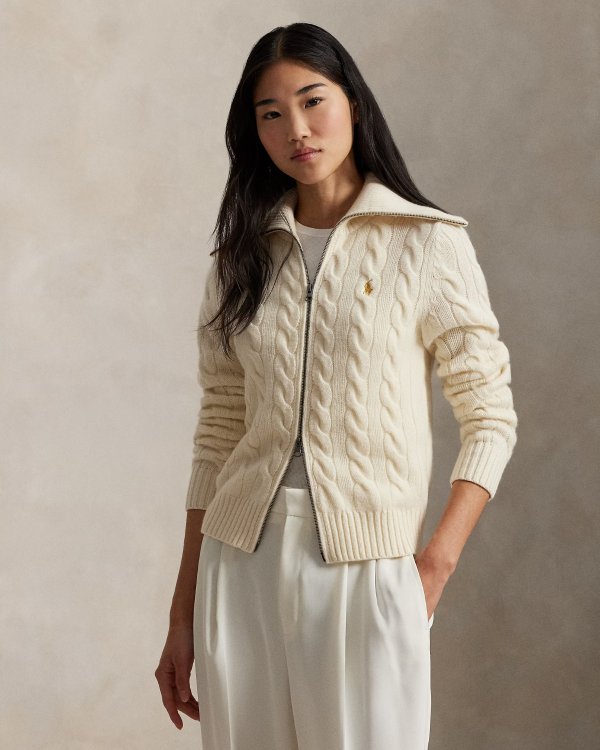 新年限定 金标羊绒开衫