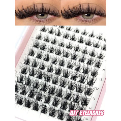 Asiteo DIY簇状睫毛 自然款90束