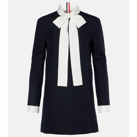 Silk 羊毛迷你连衣裙