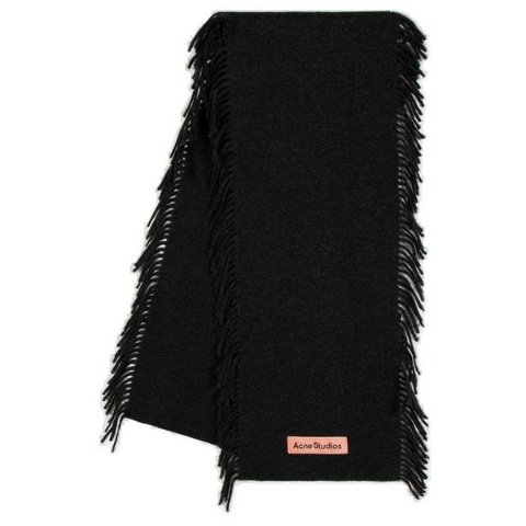 Logo Patch 流苏围巾