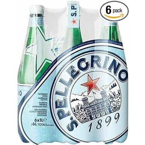 San Pellegrino 天然气泡矿泉水 6瓶装