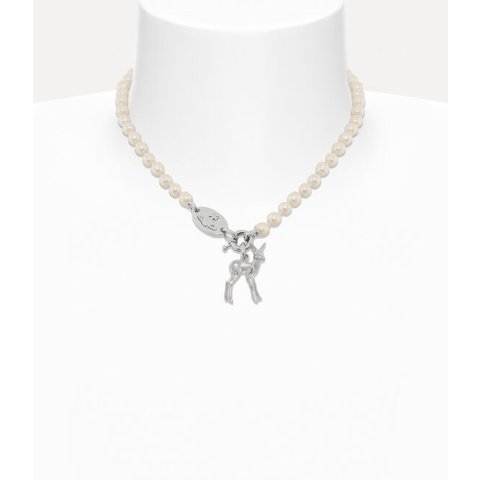 Vivienne WestwoodMonette 小鹿珍珠项链