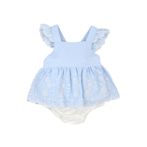 ZARA 刺绣连衣裙