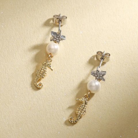 Seahorse 海星耳环