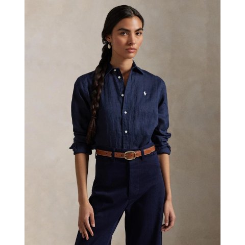 Classic Fit 亚麻衬衫