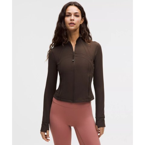 Define Nulu 罗纹夹克 坚果核桃