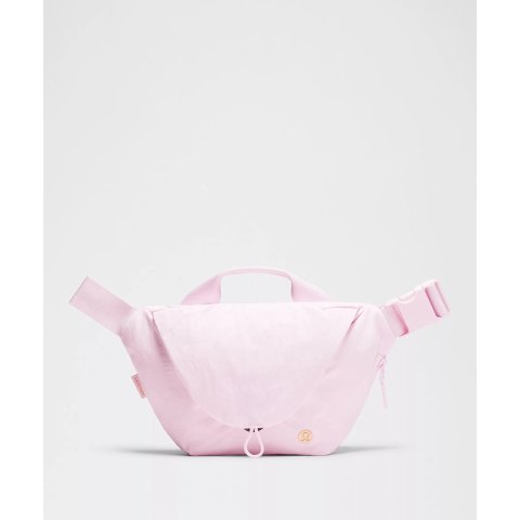lululemonCurved 粉色磁吸包