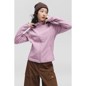 WindHaven 女防风抓绒夹克 中等保暖
