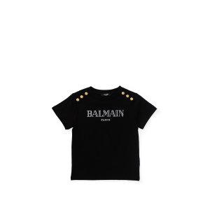 Logo 压花纽扣T恤