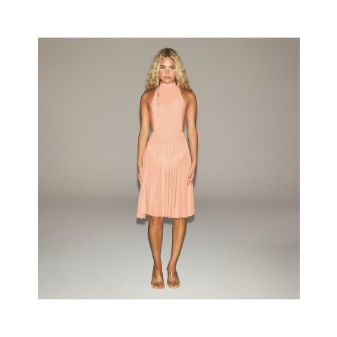 MILKY 高领连衣裙 中长款