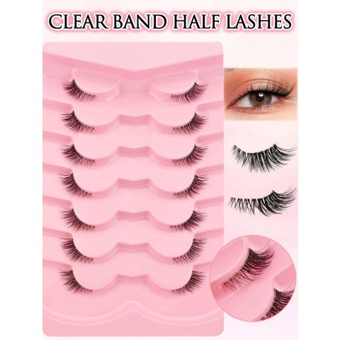 Half Lashes 自然3/4分段睫毛 7对