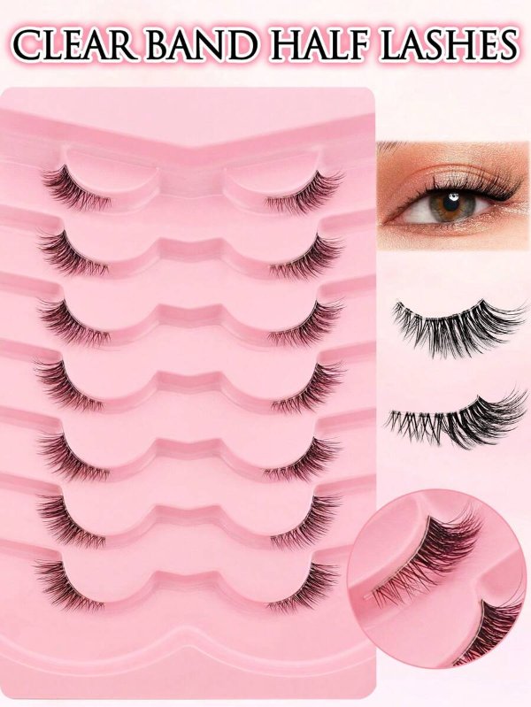 Half Lashes 自然3/4分段睫毛 7对