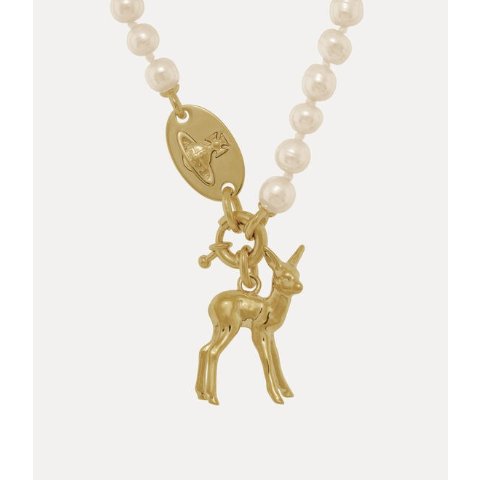 Monette 小鹿珍珠项链