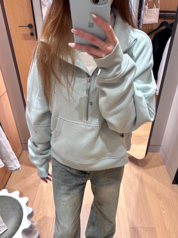 Scuba 半拉链卫衣 鹈鹕浅绿