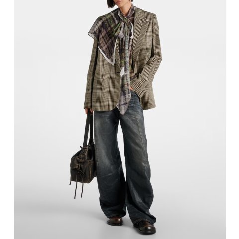 2006F 水洗阔腿牛仔裤